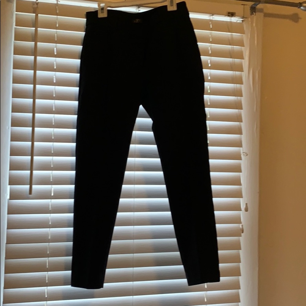 Loft Marisa Skinny Ankle Black pants